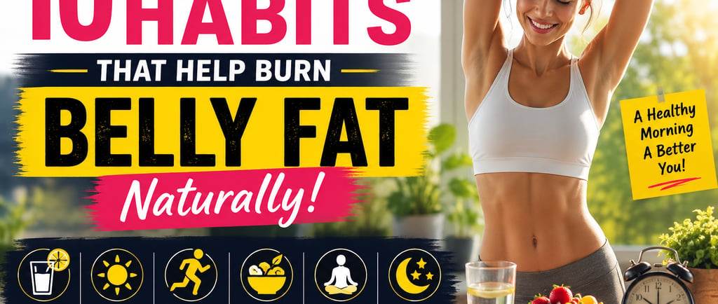 Morning Habits to burn belly fat