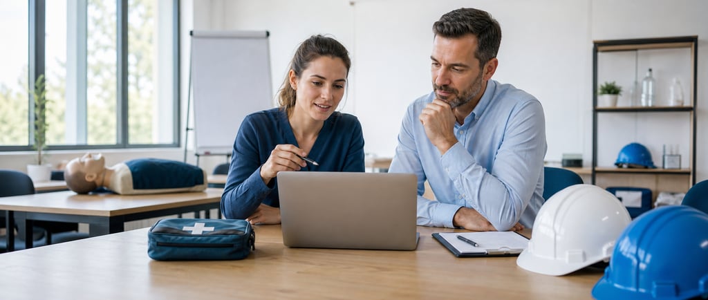 Professionnels de la formation préparant les déclarations du Passeport de prévention
