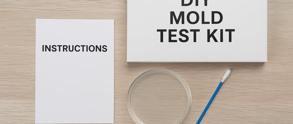DIY mold test kit for home