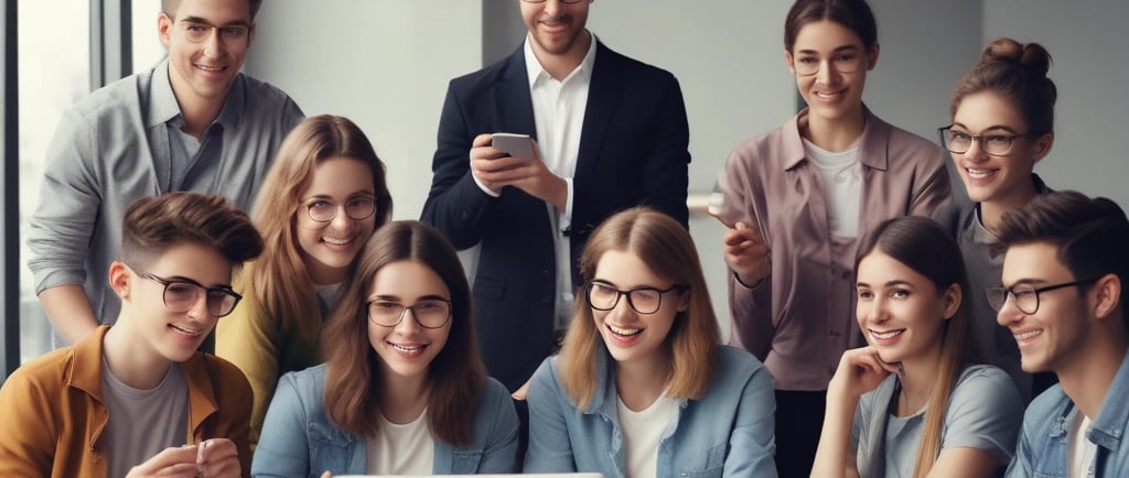man and woman standing artwork