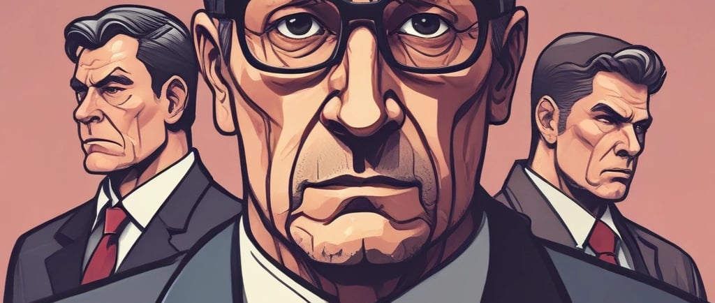 person in black hoodie walking on dirt in front of bust