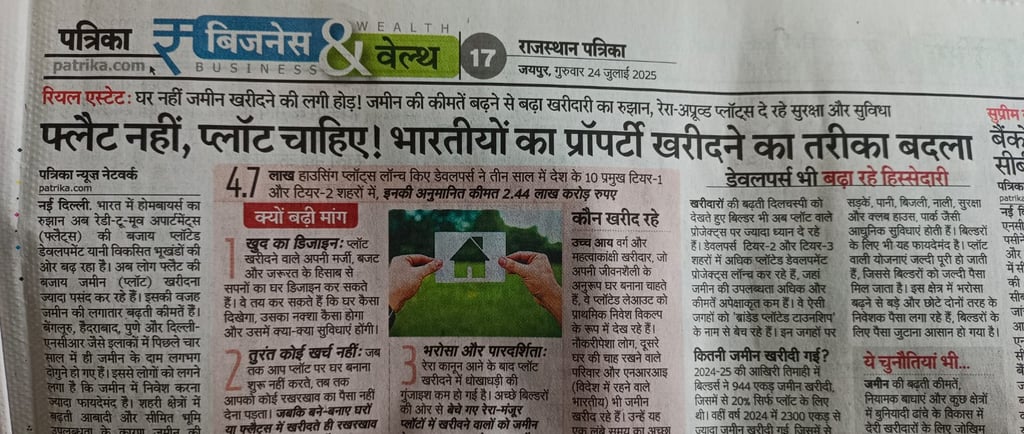 Looking to invest in Jaipur? Explore the best plots in Jaipur and top investment properties. Find ou