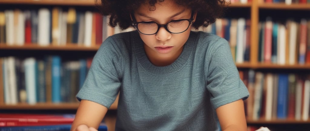 a person holding an open book in their hand