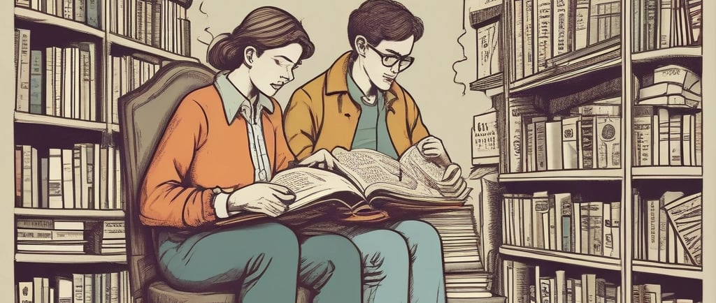 a stack of books sitting on top of a wooden table