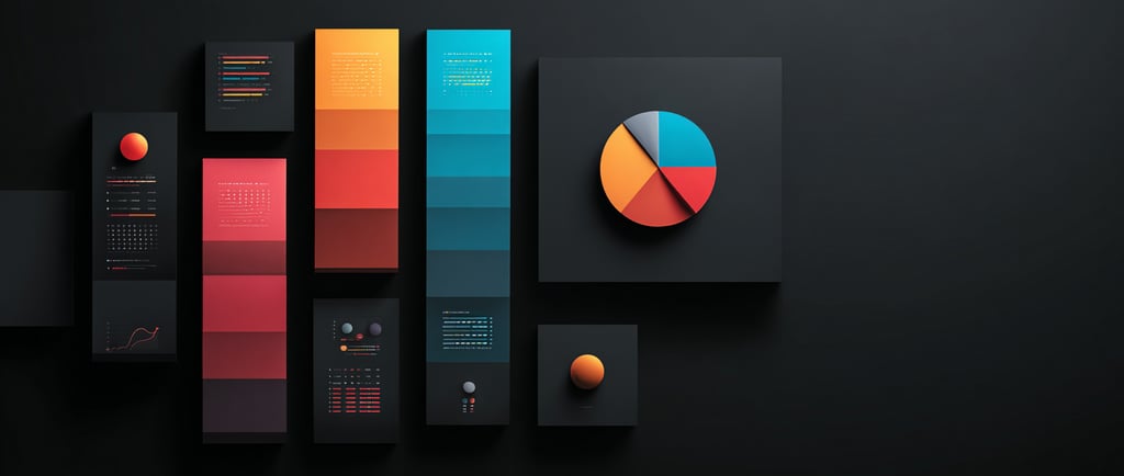 clean blocks of data separated by visual steps