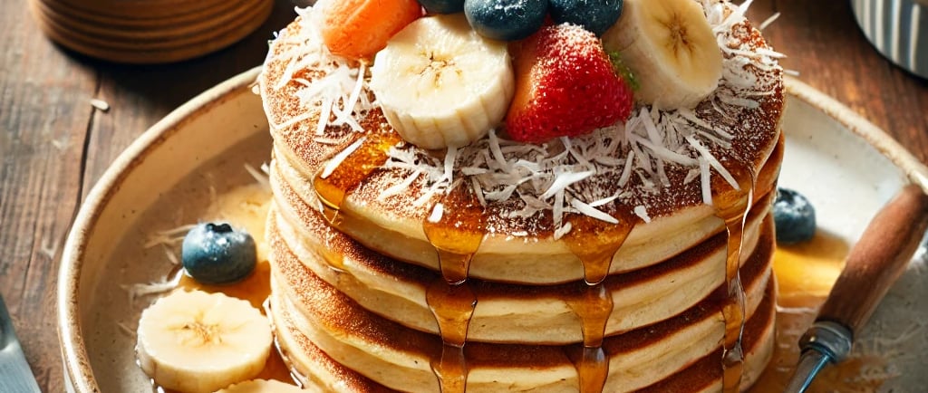 hindistan cevizli pancake