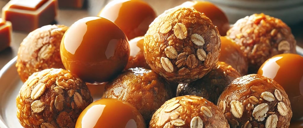 karamelli enerji topları