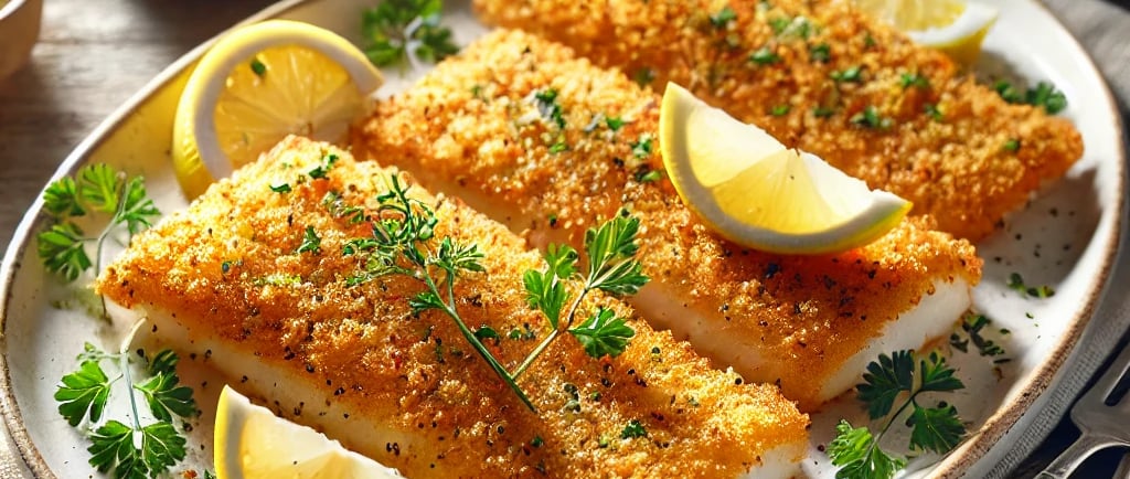 Balık kızartması mısır unlu