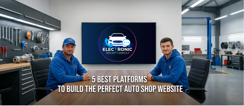 Professional auto repair garage website design example for UK businesses