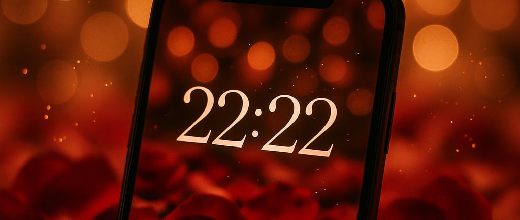 22h22 signification heure miroir amour