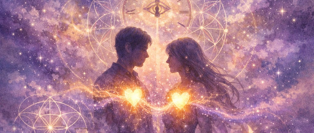 Reconnexion de flammes jumelles, retour affectif spirituel