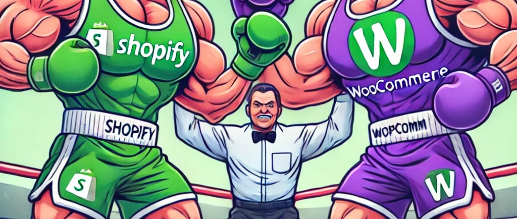 shopify vs woocommerce