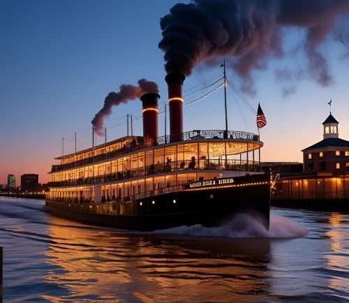 /cruise in the Mississippi River in new orleans