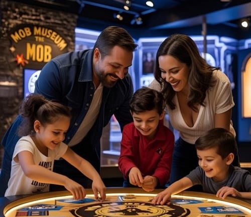 Mob museum in Las vegas from inside