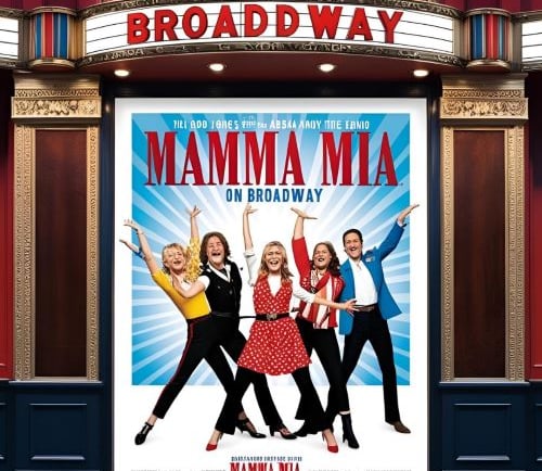 a movie poster for the broadway theatre