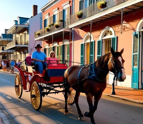 New Orleans carriage ride