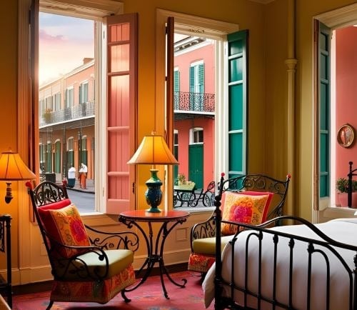 Hotel room in New Orleans