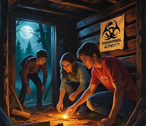 a man and woman are looking at a lit candle