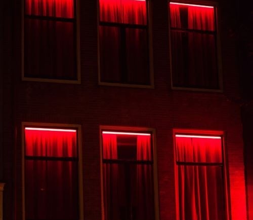 Red Light District in Amsterdam
