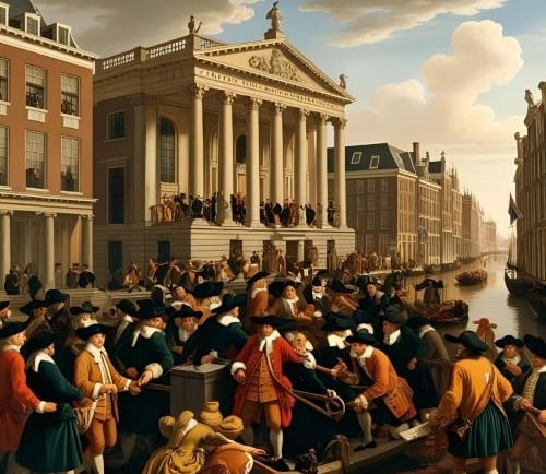 world’s first stock exchange in Amsterdam