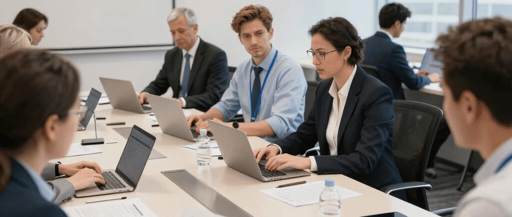 a man riding a skateboard down the side of a ramp