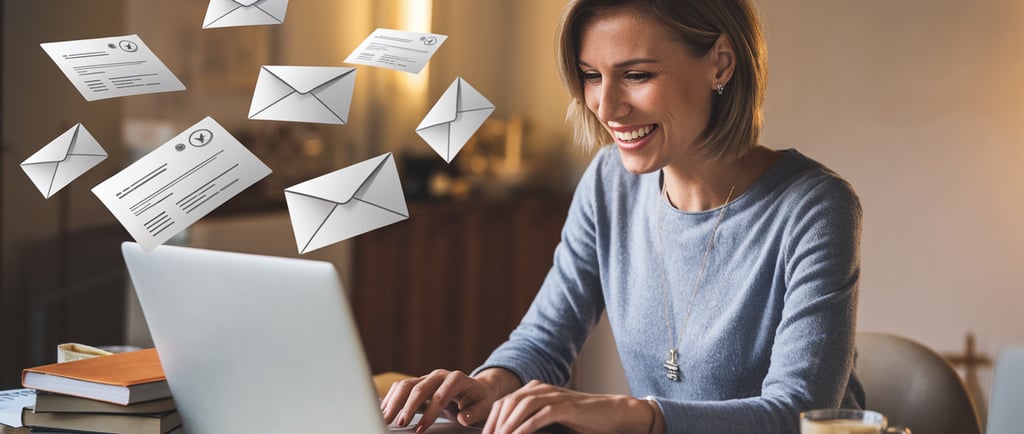 Online çalışma hayatını anlatan bir görsel