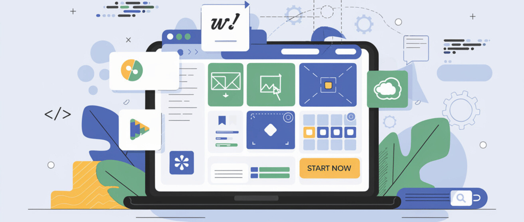 web sitesi tasarımını anlatan bir görsel