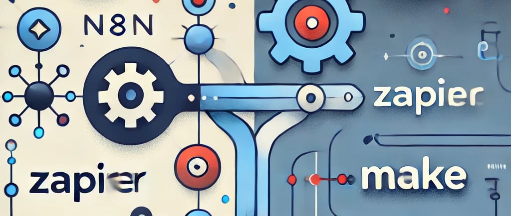 n8n vs zapier vs make