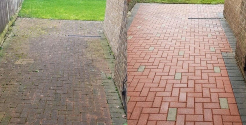 Pressure washing driveway houses in toronto and pressure washing in patios 