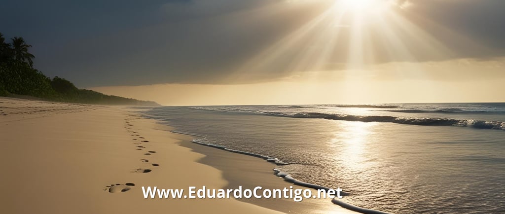 las huellas en la arena - reflexiones