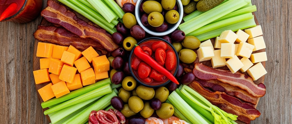 a platter of food with olives and cheese