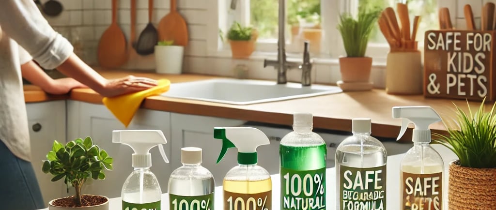 Eco friendly cleaning supplies are good for your health and the environment. 