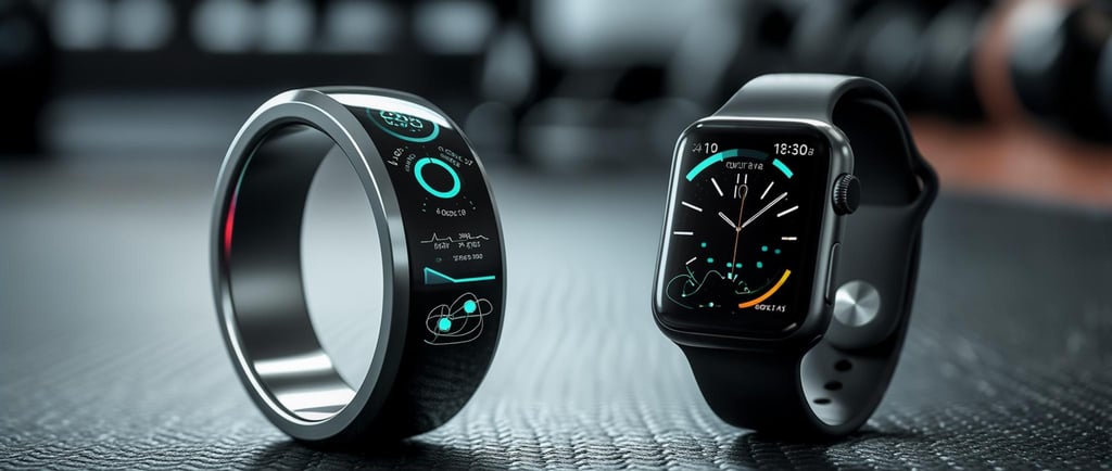 Fitness tracking smart ring