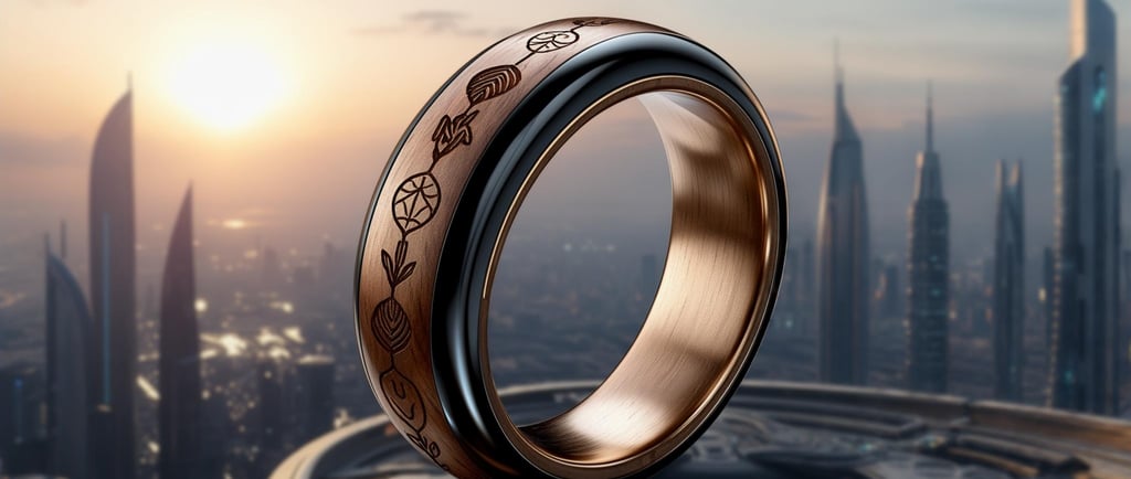 Smart ring, yoge ring, ayurvedic ring