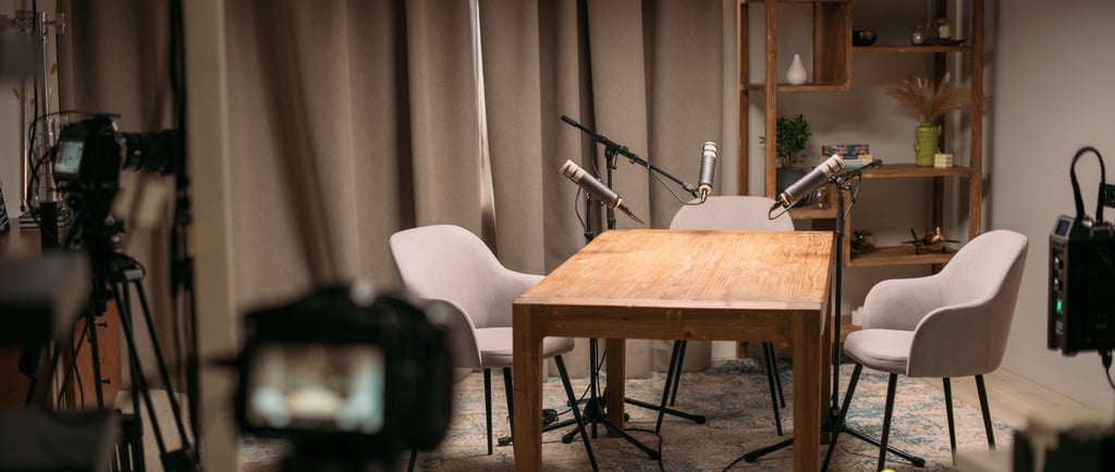 Studio de podcast.