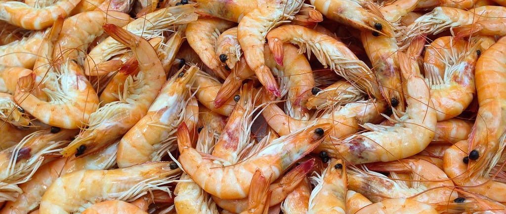 Camarones conservados con metabisulfito de sodio conservador comida antioxidante