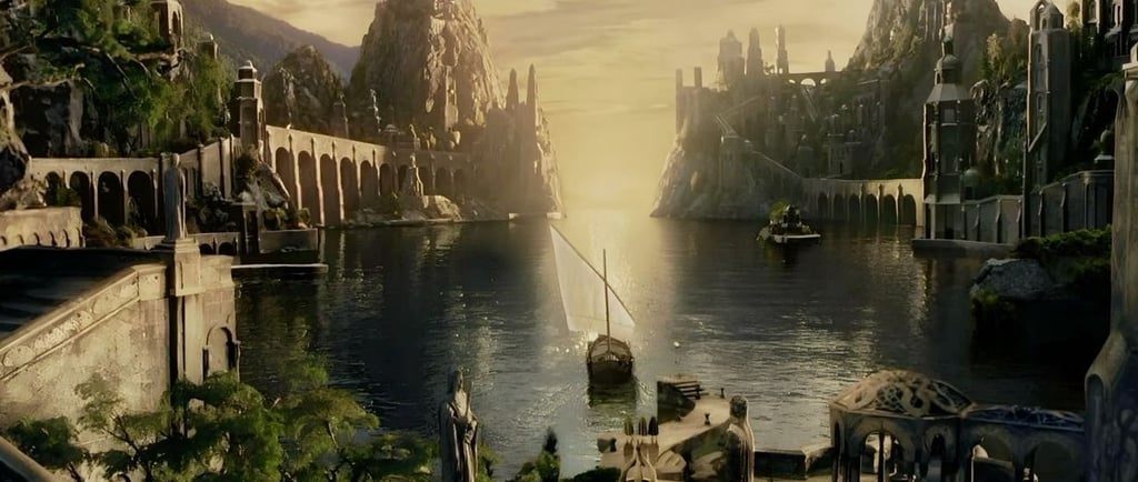 Set of the Lord of the Rings movie