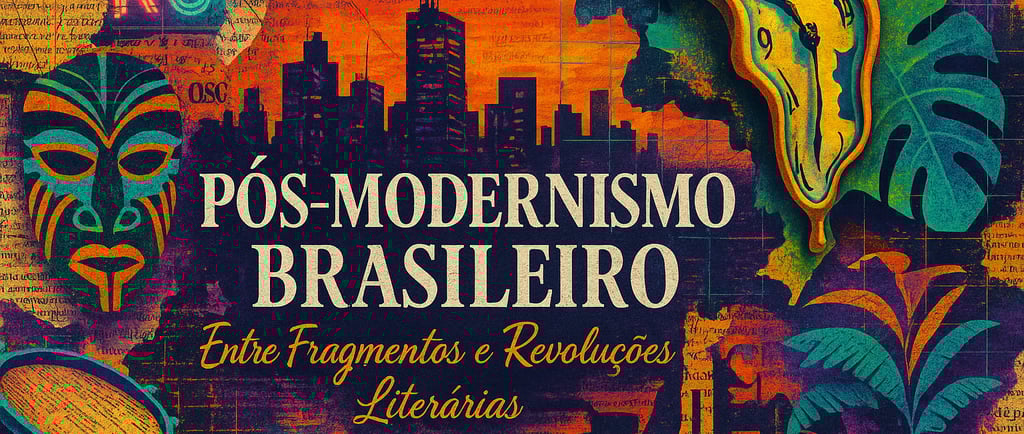 imagem que representa o movimento literário brasileiro conhecido como pós-modernismo.