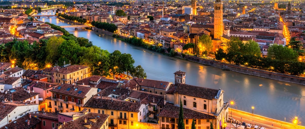 Photo of the city of Verona in Italy