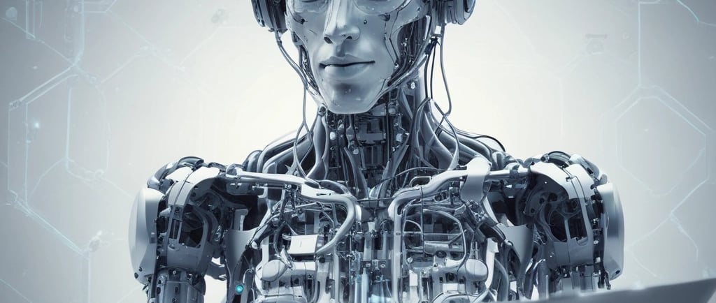 the word ai spelled in white letters on a black surface