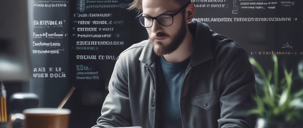 man wearing black shirt