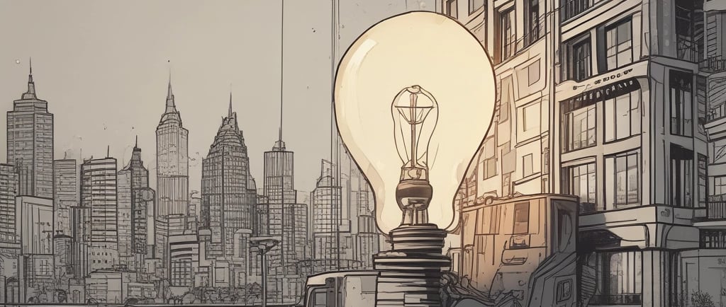 person catching light bulb