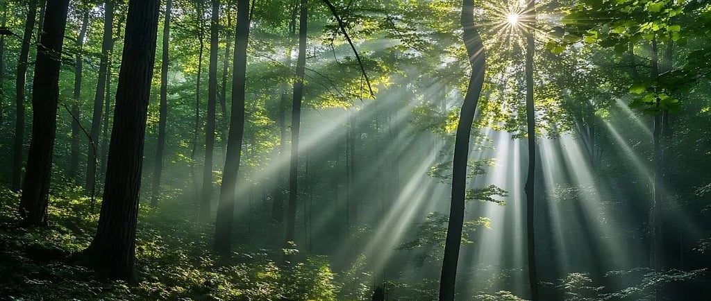 Lumière naturelle apaisante pour illustrer la gestion des émotions difficiles grâce à la sophrologie