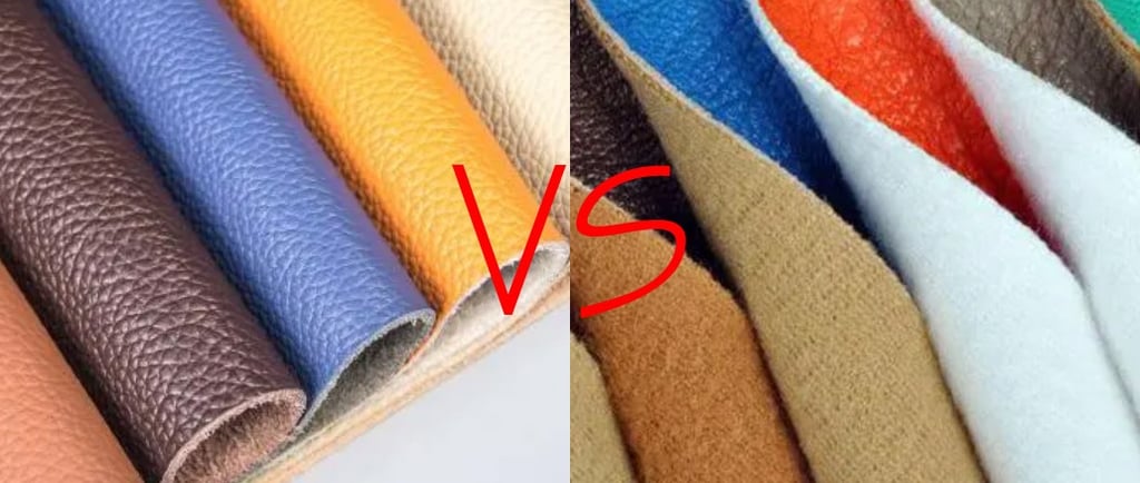 Genuine leather vs. Faux leather