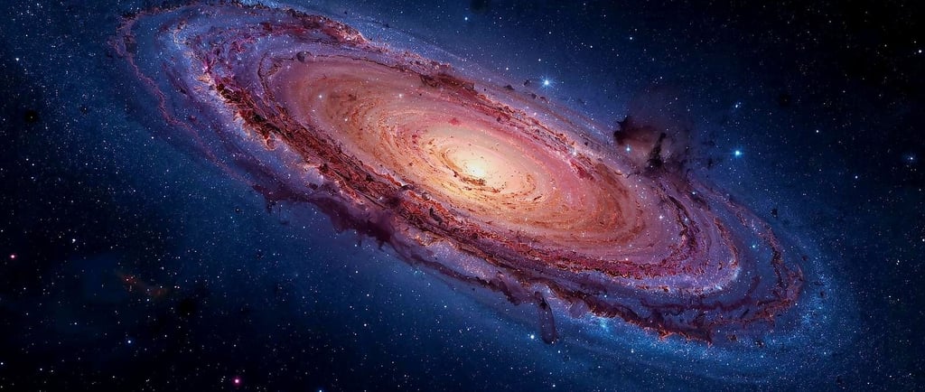 Andromeda, God creation, galaxy, creation, stars