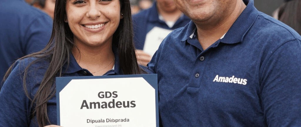 Three people stand close together, each wearing a mask. Two of them hold certificates, and the person in the middle wears a chef's jacket. The background features a blackboard with handwritten text and a kitchen setting.