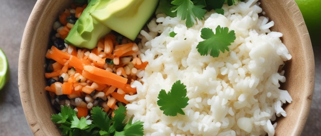 a yellow table topped with bowls of food