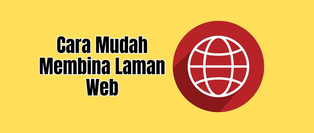 cara bina laman web