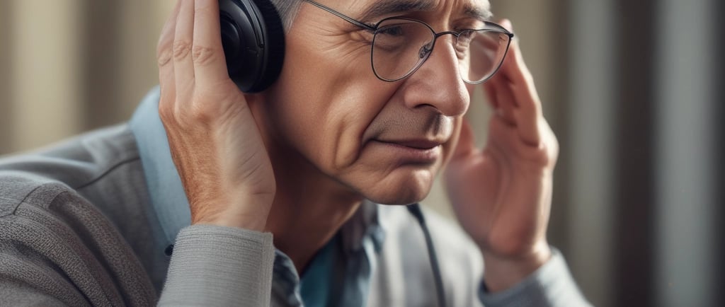 A person trying to listen 