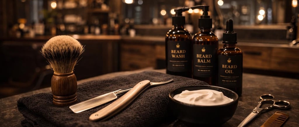 instrumentos arreglo de barba barberia